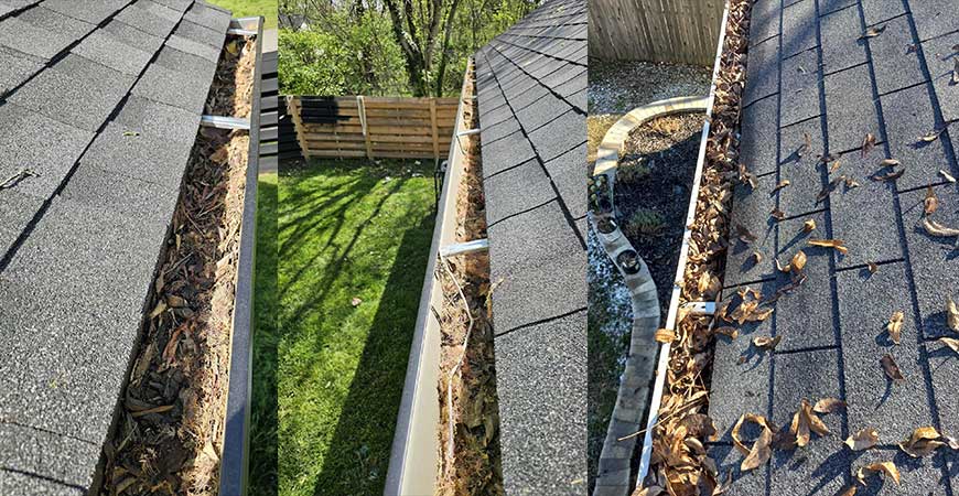 Gutter Cleaning & Pressure washing